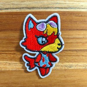 Animal Crossing Iron-on Embroidered Patch Wolf Character: Audie